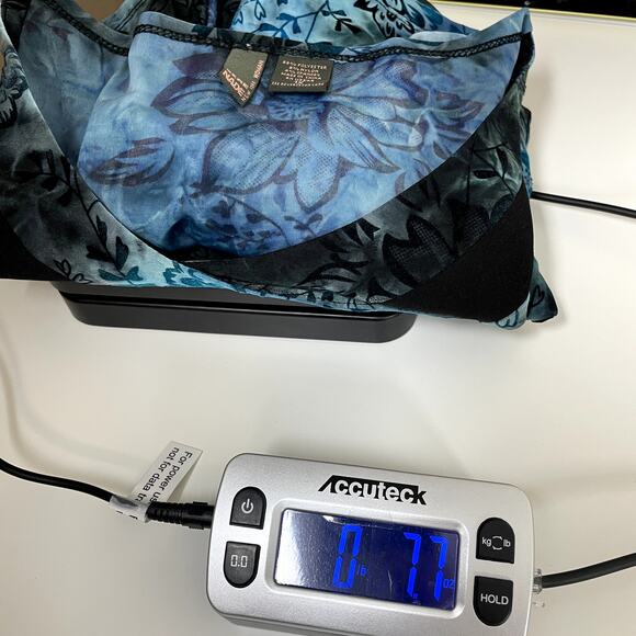 SERE NADE NY Womens XL Whimsygoth Burned Velvet Contrast‎  V Neck 3/4 Sleeve - Picture 8 of 8